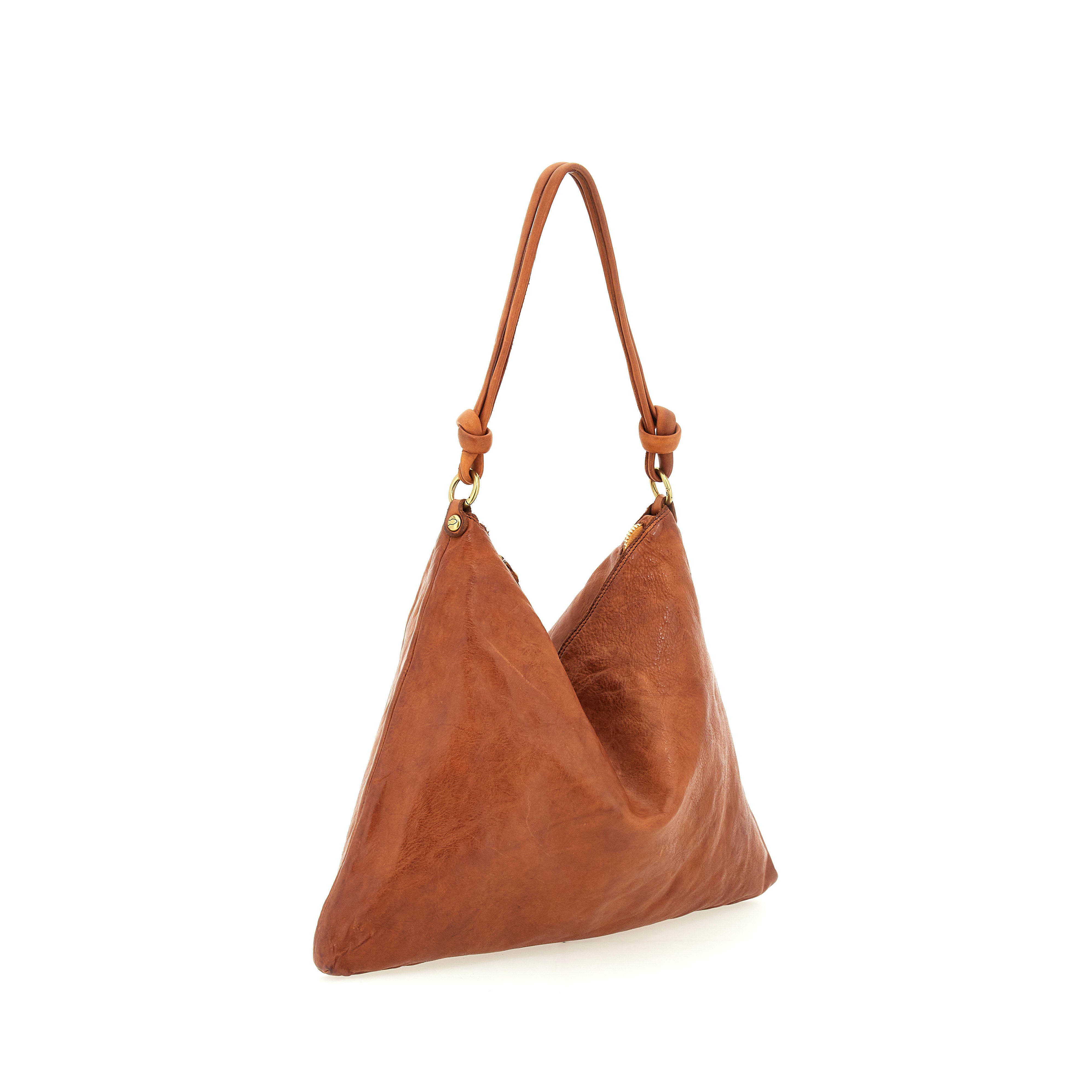 Ebano skuldertaske - Cognac